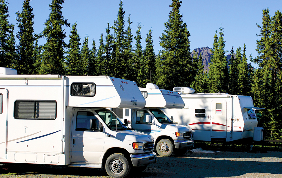 Campsites at Denali Grizzly Bear Resort