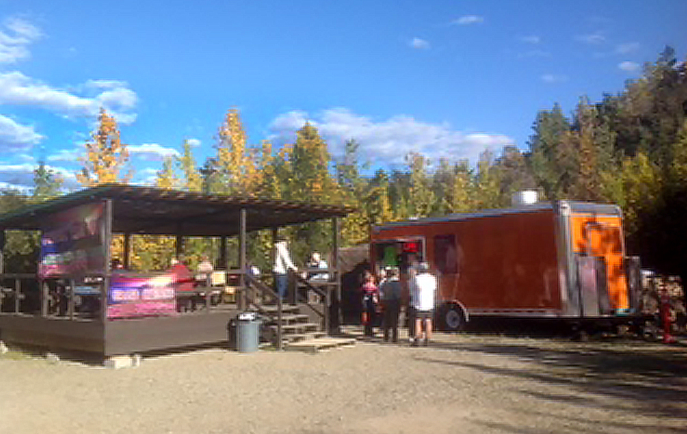 Food Truck Court at Denali Grizzly Bear Resort